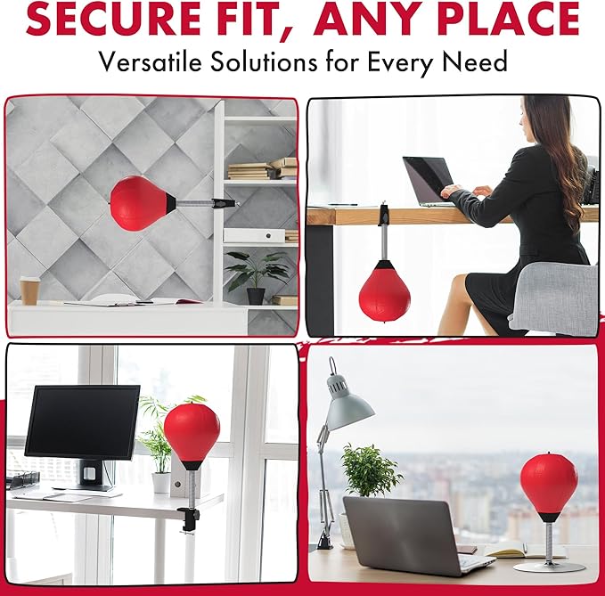 Desktop punching bag